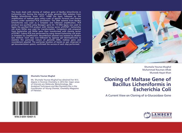 Produktbild: Cloning of Maltase Gene of Bacillus Licheniformis in Escherichia Coli