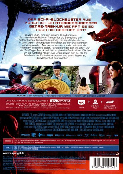 Produktbild: Alienoid - 2-Disc Limited Collector's Edition im Mediabook (4K Ultra HD) (+ Blu-ray)