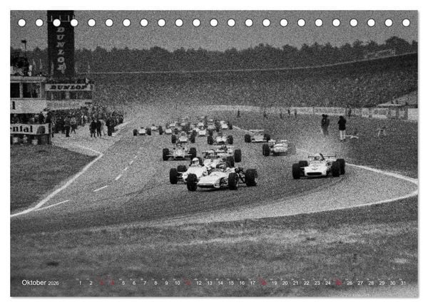 Produktbild: Formel - Rennfieber (Tischkalender 2026 DIN A5 quer), CALVENDO Monatskalender