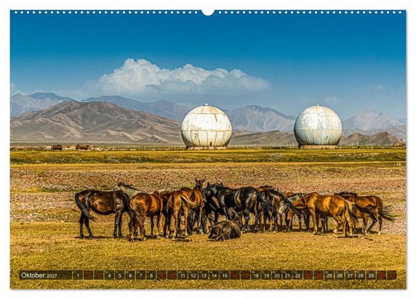Produktbild: Auf der Seidenstra&szlig;e durch das Pamir-Gebirge (Wandkalender 2027 DIN A2 quer), CALVENDO Monatskalender