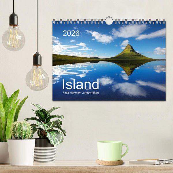 Produktbild: ISLAND 2026 - Faszinierende Landschaften (Wandkalender 2026 DIN A4 quer), CALVENDO Monatskalender