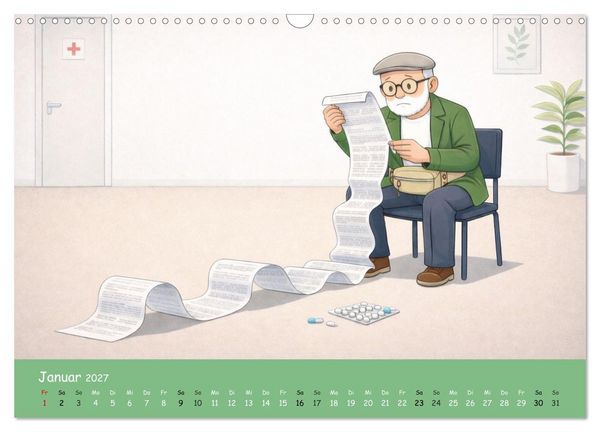 Produktbild: Ich bin noch nicht fertig - Opa Edition (Wandkalender 2027 DIN A3 quer), CALVENDO Monatskalender