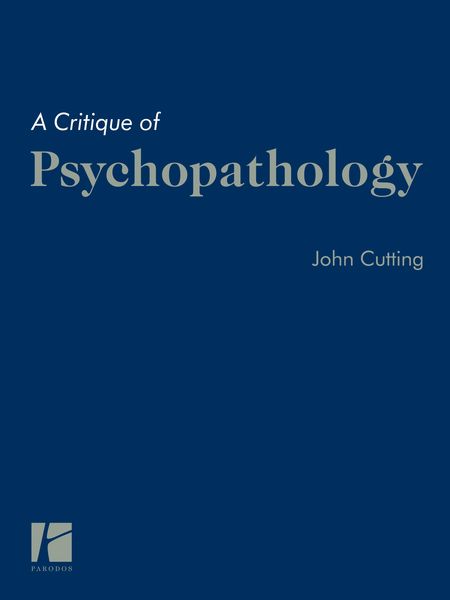 Produktbild: A Critique of Psychopathology