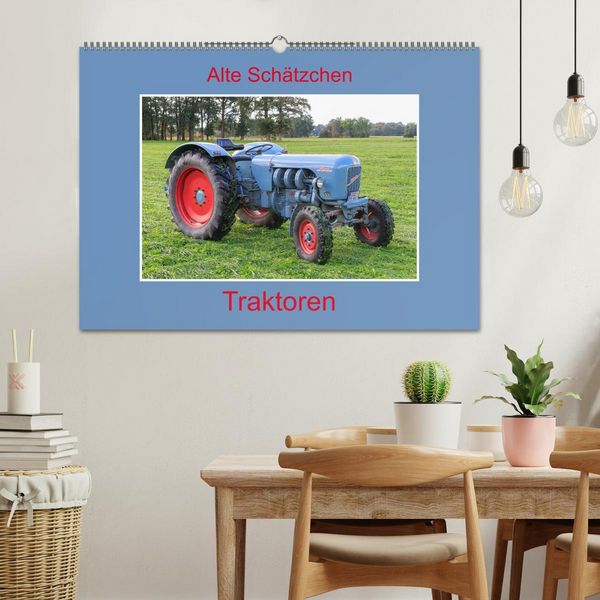 Produktbild: Alte Sch&auml;tzchen - Traktoren (Wandkalender 2026 DIN A2 quer), CALVENDO Monatskalender