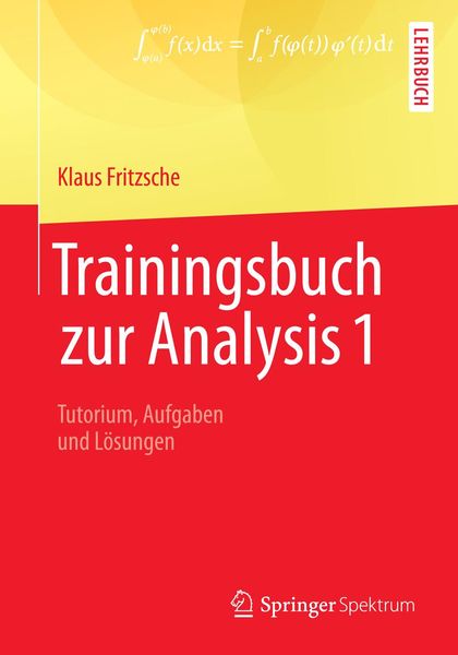 Produktbild: Trainingsbuch zur Analysis 1