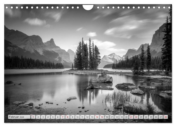 Produktbild: Monochrome Wonders (Wandkalender 2026 DIN A4 quer), CALVENDO Monatskalender