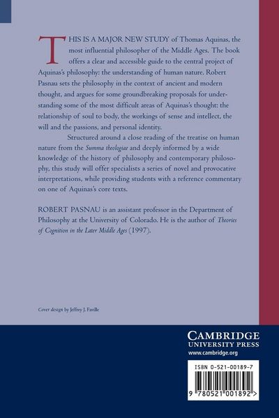 Produktbild: Thomas Aquinas on Human Nature