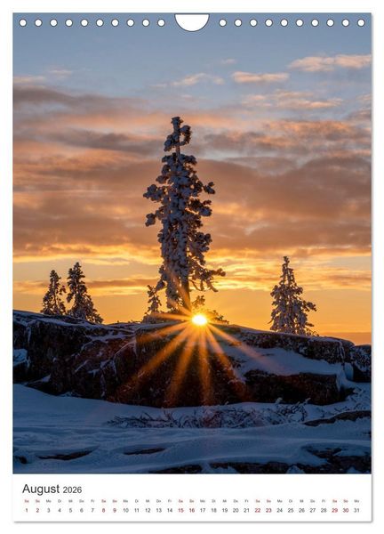 Produktbild: Winter in Lappland - Bezaubernde Sch&ouml;nheit (Wandkalender 2026 DIN A4 hoch), CALVENDO Monatskalender