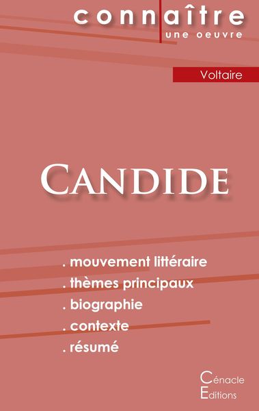 Produktbild: Fiche de lecture Candide de Voltaire (Analyse litt&eacute;raire de r&eacute;f&eacute;rence et r&eacute;sum&eacute; complet)