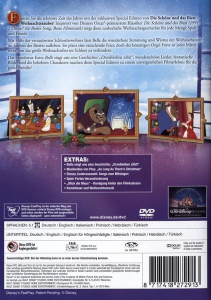 Produktbild: Die Sch&ouml;ne und das Biest - Weihnachtszauber [SE]