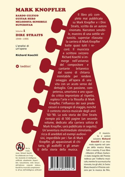 Produktbild: Mark Knopfler (Volume 1, Dire Straits) - l'emozionante opera di 526 pagine, traduzione italiana