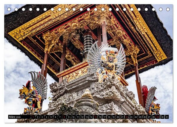 Produktbild: Bali Indonesien (Tischkalender 2026 DIN A5 quer), CALVENDO Monatskalender