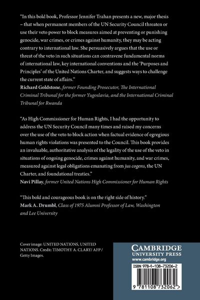 Produktbild: Existing Legal Limits to Security Council Veto Power in the Face of Atrocity Crimes