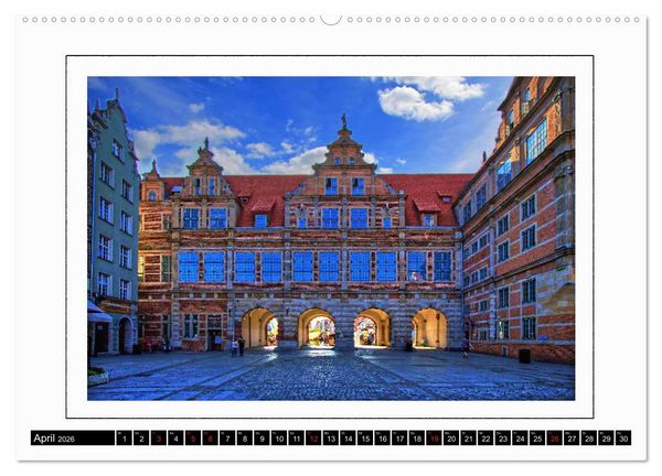 Produktbild: Danzig Gdansk (hochwertiger Premium Wandkalender 2026 DIN A2 quer), Kunstdruck in Hochglanz