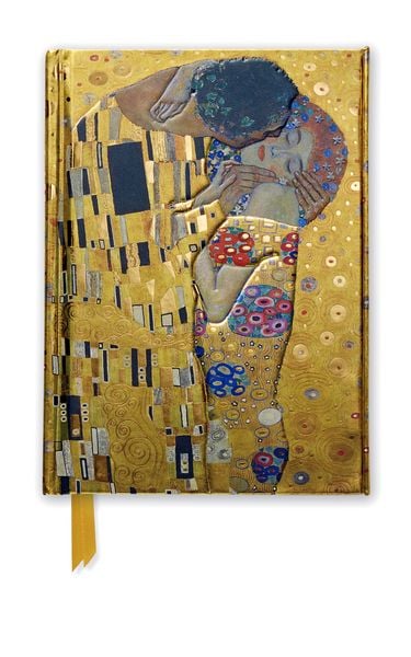 Produktbild: Premium Notizbuch DIN A6: Gustav Klimt, Der Kuss