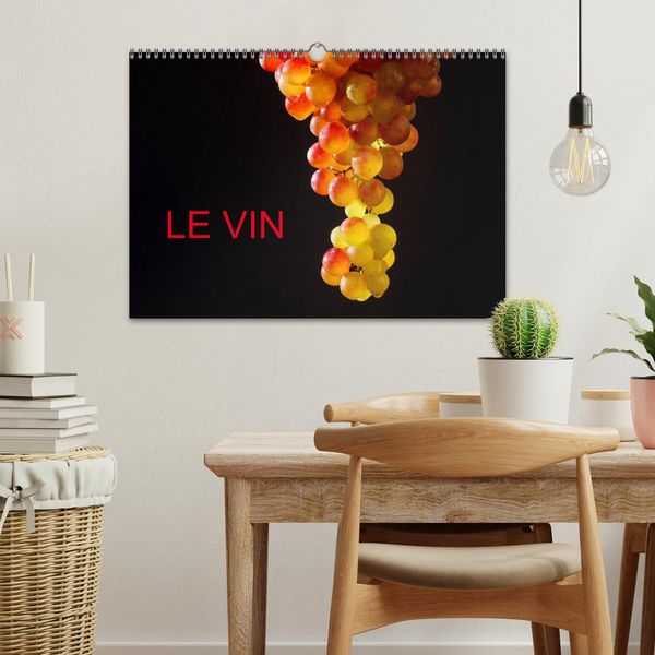 Produktbild: LE VIN (Calendrier mural 2026 DIN A3 vertical), CALVENDO calendrier mensuel