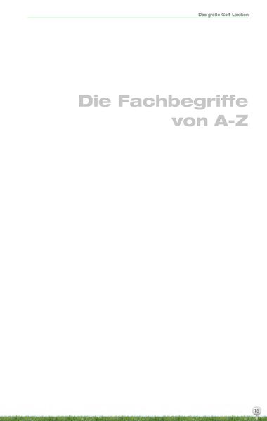 Produktbild: Das gro&szlig;e Golf Lexikon