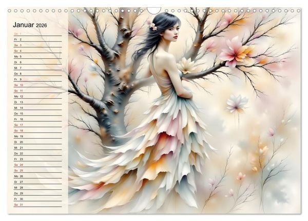 Produktbild: Waldgeborene Eleganz (Wandkalender 2026 DIN A3 quer), CALVENDO Monatskalender