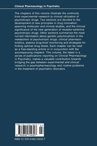 Produktbild: Clinical Pharmacology in Psychiatry