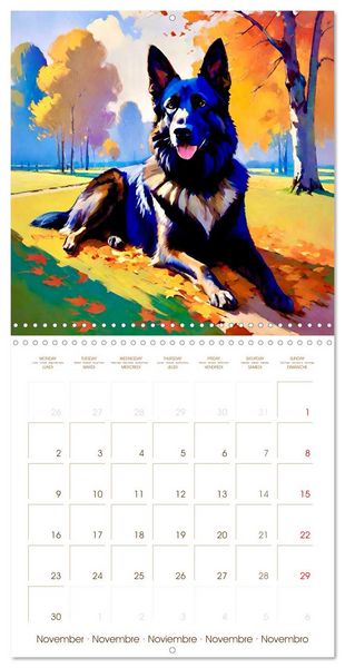 Produktbild: German Shepherd. The majestic character of a noble breed (Wall Calendar 2026 12 &times; 12 Inch) CALVENDO 12 Month Wall Calendar