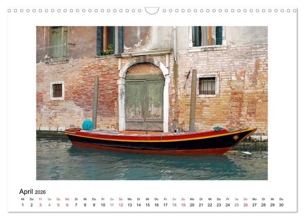 Produktbild: Venedig - Verg&auml;ngliche Sch&ouml;nheit (Wandkalender 2026 DIN A3 quer), CALVENDO Monatskalender