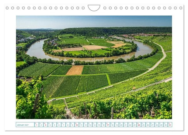 Produktbild: Naturwunder - Deutschlands Flussschleifen (Wandkalender 2027 DIN A4 quer), CALVENDO Monatskalender