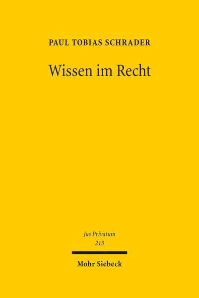 Produktbild: Wissen im Recht