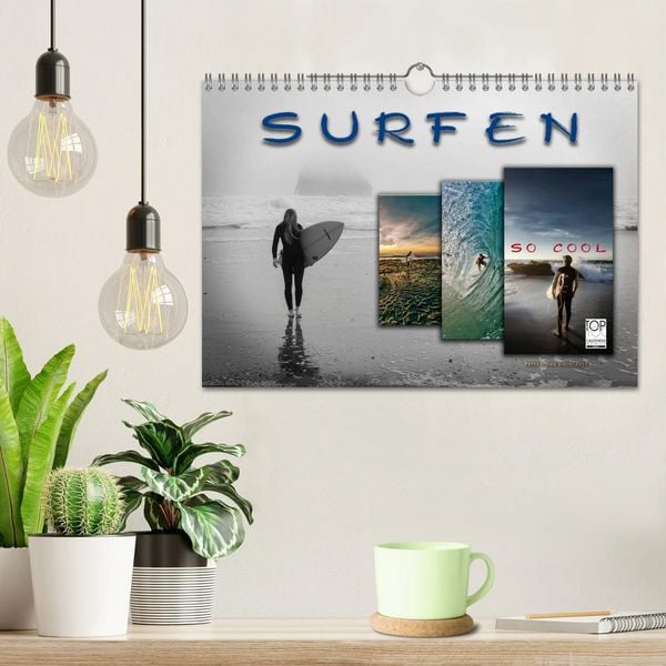 Produktbild: Surfen - so cool (Wandkalender 2026 DIN A4 quer), CALVENDO Monatskalender