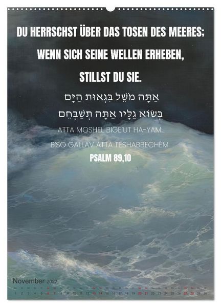 Produktbild: Weisheit, Licht und Leben &ndash; J&uuml;dische Inspiration durchs Jahr (Wandkalender 2027 DIN A2 hoch), CALVENDO Monatskalender