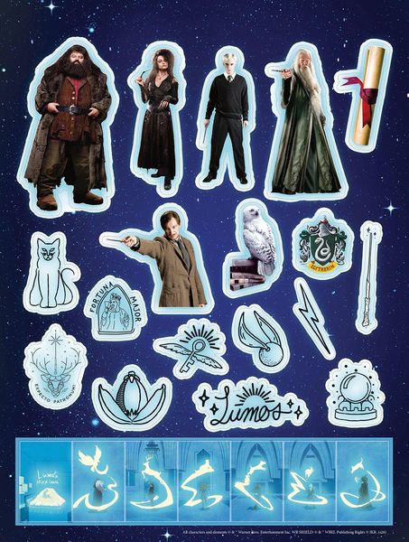 Produktbild: Harry Potter: Der offizielle Glow-in-the-Dark-Stickerzauber