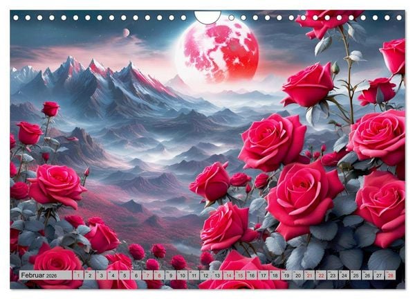 Produktbild: Mondzauberschein (Wandkalender 2026 DIN A4 quer), CALVENDO Monatskalender