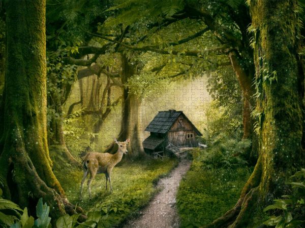 Produktbild: CALVENDO Puzzle Ein Motiv aus dem Kalender Vom Zauber der Einsamkeit | 1000 Teile Lege-Gr&ouml;&szlig;e 64x48cm Foto-Puzzle f&uuml;r gl&uuml;ckliche Stunden