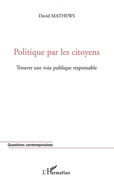 Produktbild: Politique par les citoyens