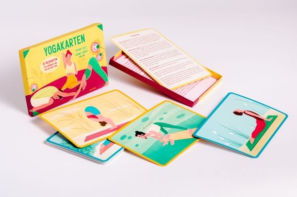 Produktbild: Yoga-Karten f&uuml;r Anf&auml;nger und Fortgeschrittene