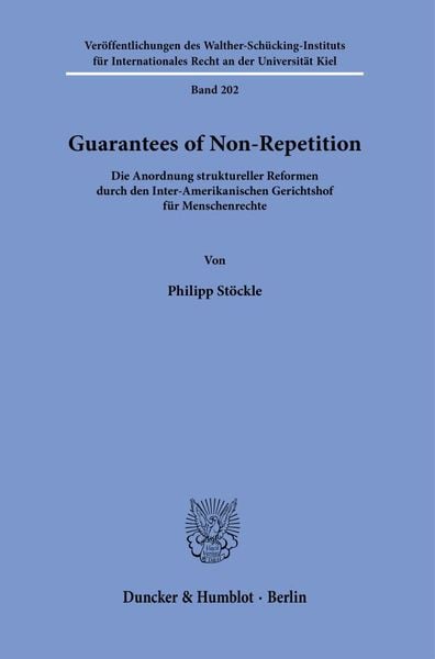 Produktbild: Guarantees of Non-Repetition.