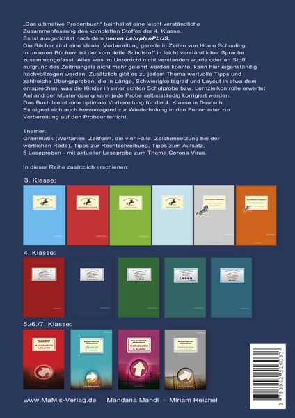 Produktbild: Reichel, M: Das ultimative Probenbuch Deutsch 4. Klasse
