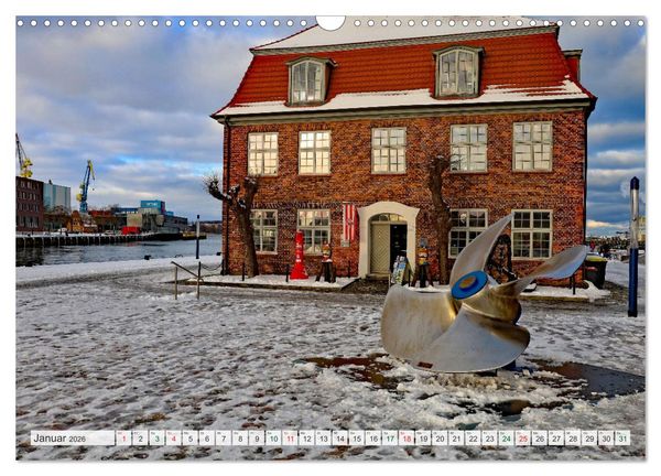 Produktbild: Wismar &ndash; Eine Hansestadt mit Charme (Wandkalender 2026 DIN A3 quer), CALVENDO Monatskalender