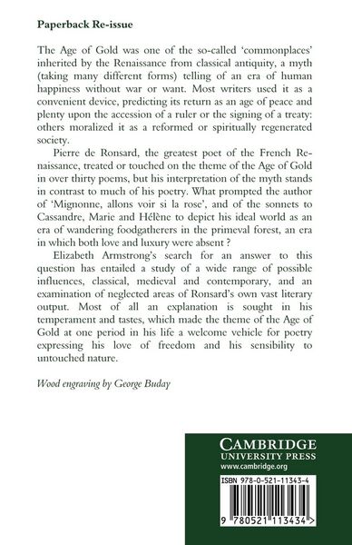 Produktbild: Ronsard and the Age of Gold