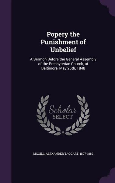 Produktbild: Popery the Punishment of Unbelief