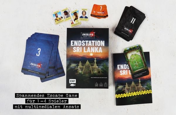 Krimi-Spielebox: Unsolved Crime Cases - Endstation Sri Lanka