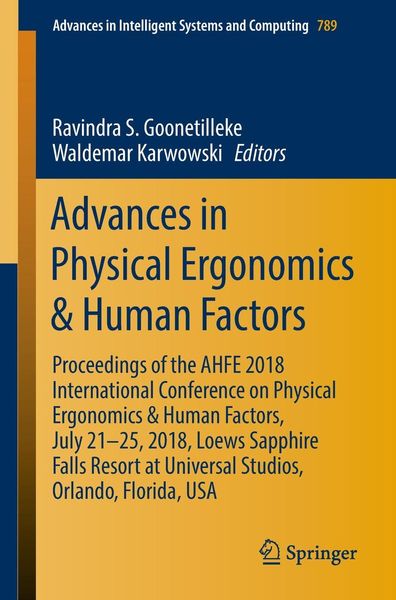 Produktbild: Advances in Physical Ergonomics & Human Factors