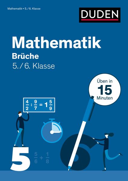 Produktbild: Mathe in 15 Min - Br&uuml;che 5./6. Klasse