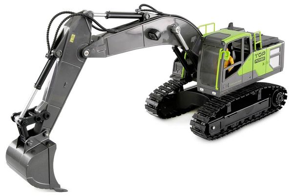 Produktbild: Amewi Kettenbagger G071E 1:18 RC Funktionsmodell Baufahrzeug