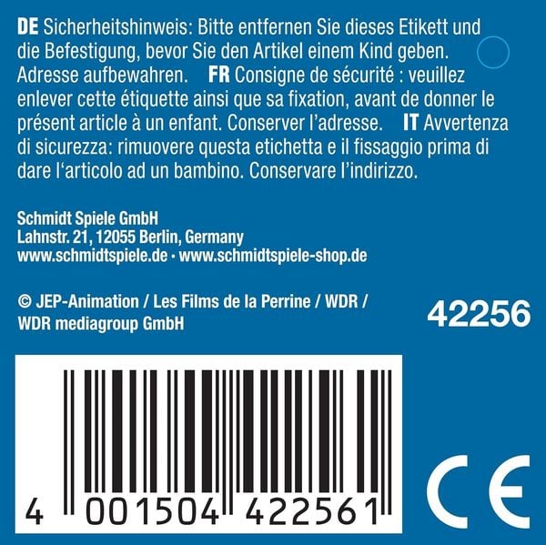 Produktbild: Schmidt Spiele 42256 - Bobo Siebenschl&auml;fer, schlafend, 25 cm, Pl&uuml;sch