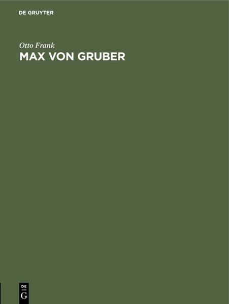 Produktbild: Max von Gruber