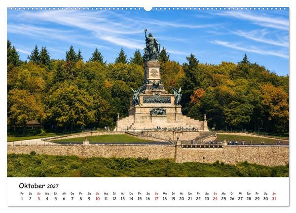 Produktbild: R&uuml;desheim im Licht der Jahreszeiten (hochwertiger Premium Wandkalender 2027 DIN A2 quer), Kunstdruck in Hochglanz
