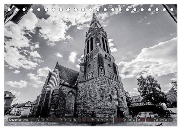 Produktbild: Ein Blick auf Nienburg an der Weser (Tischkalender 2026 DIN A5 quer), CALVENDO Monatskalender