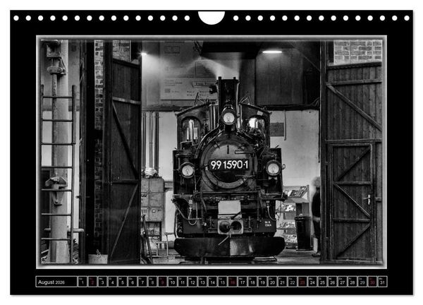 Produktbild: Unter Dampf - Mit der Pre&szlig;nitztalbahn durchs Erzgebirge (Wandkalender 2026 DIN A4 quer), CALVENDO Monatskalender