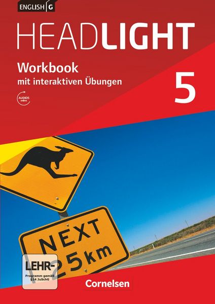 Produktbild: English G Headlight Band 5: 9. Schuljahr - Workbook mit Audios online und interaktiven &Uuml;bungen auf scook.de
