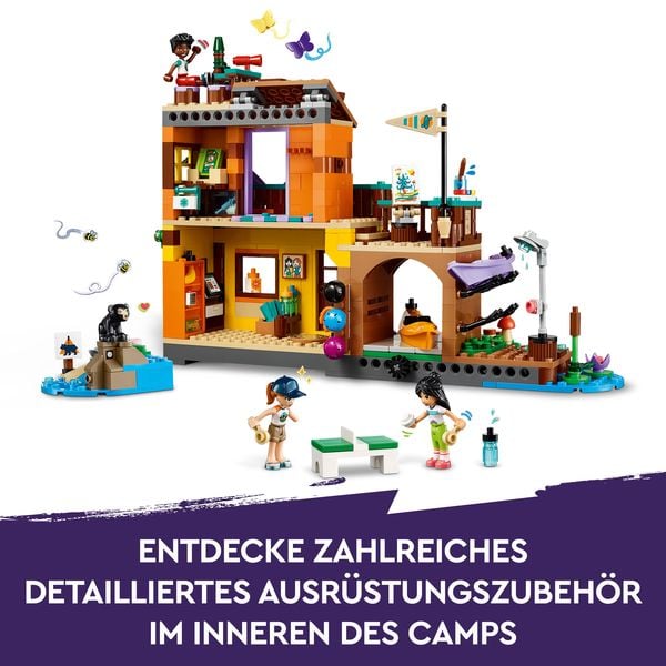Produktbild: LEGO Friends Abenteuercamp mit Kayak, Camping-Spielzeug 42626